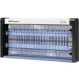 Orbegozo MQ 4520 Atrapainsectos Eléctrico UV, 20W para 150 m², con Luz LED, Rejilla Segura y Bandeja Lavable, Uso Interior