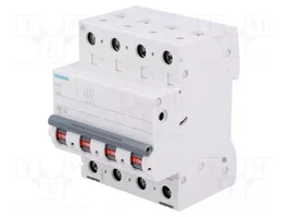 SIEMENS 5SL6416-7 Interruptor magnetotérmico 4 polos 16A Característica C