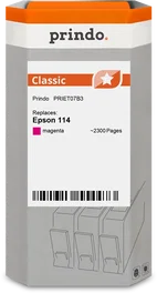 Prindo Classic Cartucho de Tinta Magenta compatible con Epson 114