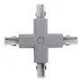 Conector + Carril Trifásico Plata