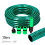Edm Kit manguera de jardín basic 15 m, 15 mm (5/8 pulg)