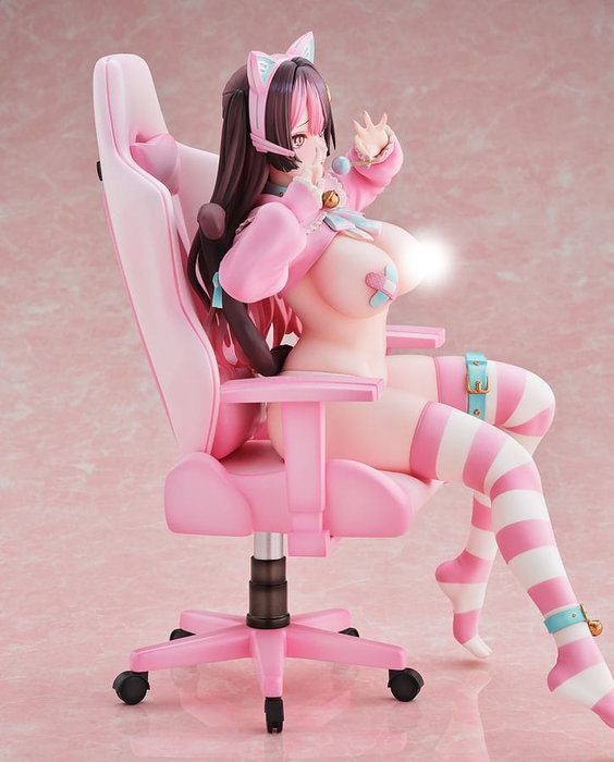 Nocturne Estatua 1/6 Comic Unreal The Bewitching Landmine-Type Catgirl Streamer, Kuro