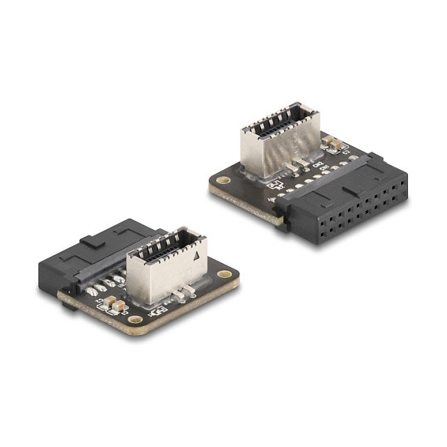 DeLOCK Adaptador USB de 19 pines a USB Tipo-E Key A angular 5 Gbps DeLOCK Adaptador USB de 19 pines a USB Tipo-E Key A angular 5 Gbps