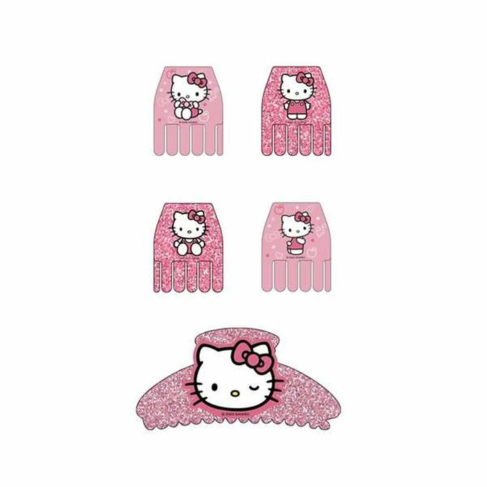 Cerdá Accesorios Pelo Clips 5 Piezas Hello Kitty Rosa Cerdá Accesorios Pelo Clips 5 Piezas Hello Kitty Rosa
