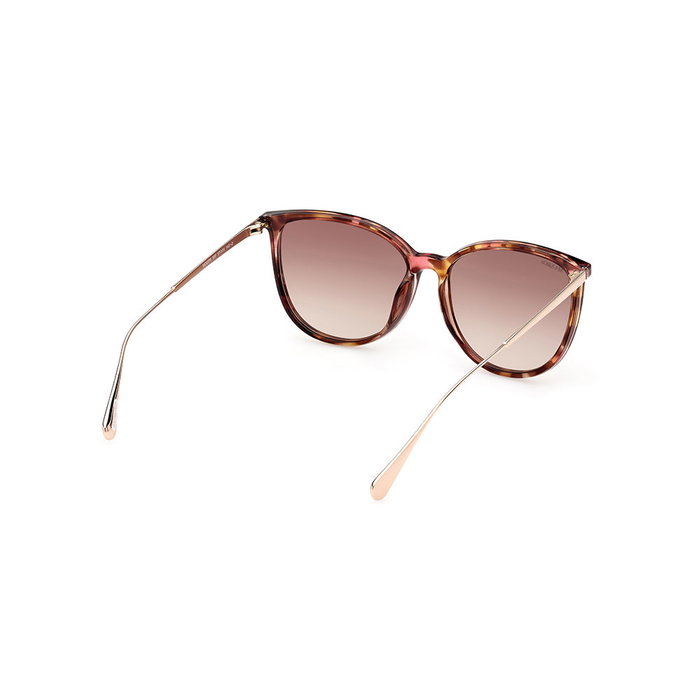 Max & Co Gafas de Sol MO0078 56F 140 mm Redondas Mujer Habana Marrón Degradado Montura Inyectada