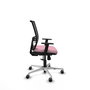 PIQUERAS Y CRESPO Silla de oficina Yunquera con mecanismo Sincro, Rosa y Negro