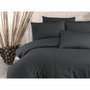 Aucune Juego de cama Antracita con funda nórdica y 2 fundas de almohada