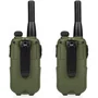 Topcom RC-6406 Walkie Talkie 2 Unidades | 10 km Alcance | 8 Canales | 121 Subcanales | Manos Libres | Resistente Agua | Airsoft