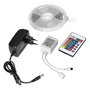 ORNO Set Tira LED RGB 12V 5050 7W/m IP20 5 Metros con Controlador y Fuente de Alimentacion LD-8/5m/RGB/Set