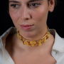 Shabama Choker #oro brillo Mujer Collares
