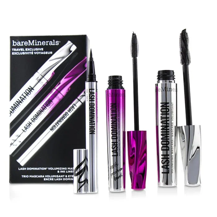 BareMinerals Travel Exclusive Set Lash Domination con Máscaras y Delineador Black BareMinerals Travel Exclusive Set Lash Domination con Máscaras y Delineador Black