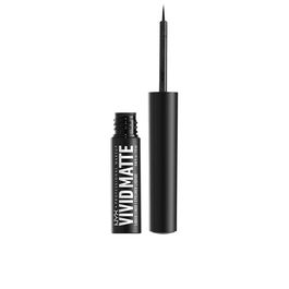 Nyx Professional Make Up VIVID MATTE liquid liner #black Delineador Líquido Negro 2 ml Acabado Mate