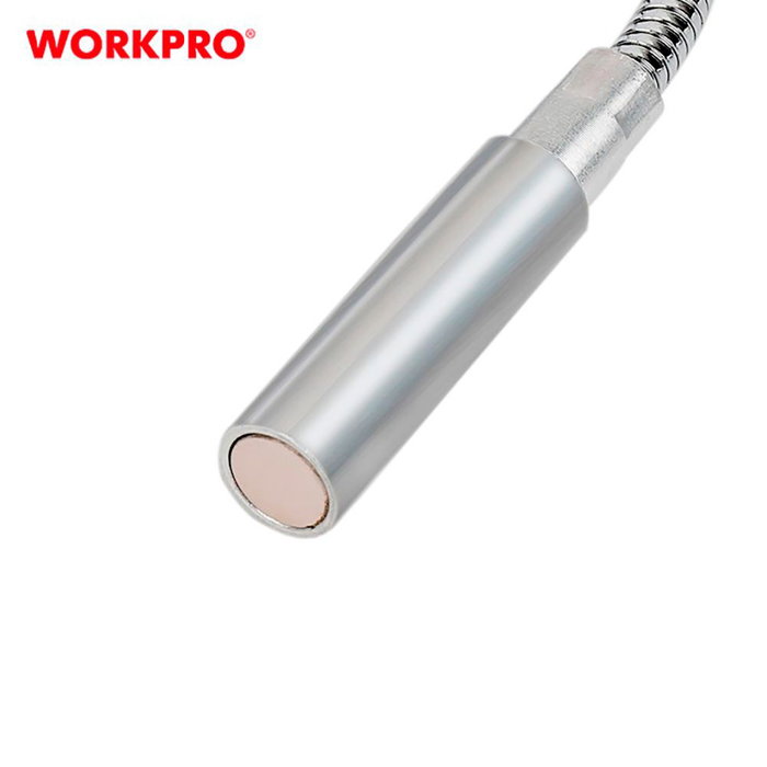 Workpro Dedo Mecánico Flexible Magnético para Recuperación de Piezas, Cuerpo Flexible, 457 mm