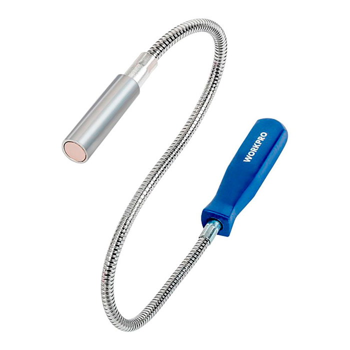 Workpro Dedo Mecánico Flexible Magnético para Recuperación de Piezas, Cuerpo Flexible, 457 mm