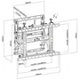 Equip Soporte de pared Pop-out 45-70 pulgadas Negro