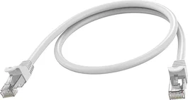 Vision Cable de Red 0.5MCAT6A, Cable Ethernet Cat6a U/UTP 0.5 m, RJ45 Macho a RJ45 Macho, 10 Gbps, 24 AWG, Con Bota, Blanco