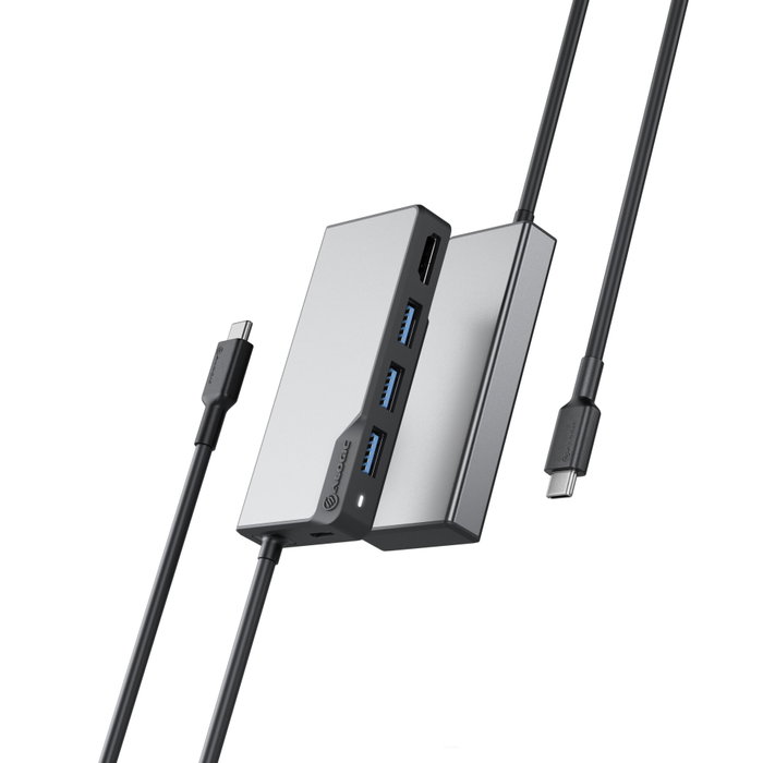 Alogic Fusion Core USB-C 5-Port Hub Space Gray