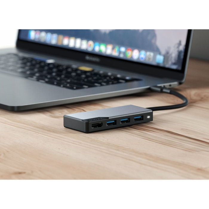 Alogic Fusion Core USB-C 5-Port Hub Space Gray