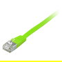 EQUIP Patchkabel Cat6A U/FTP 2xRJ45 3m Verde Plano LSZH 607642 | Cobre, Blindado STP, 10GB Ethernet, Halogen Free