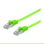 EQUIP Patchkabel Cat6A U/FTP 2xRJ45 3m Verde Plano LSZH 607642 | Cobre, Blindado STP, 10GB Ethernet, Halogen Free