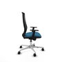 PIQUERAS Y CRESPO Silla de oficina Mardos Verde petróleo y Negro