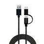 SAVIO Cable USB 2.0 de 1m Negro