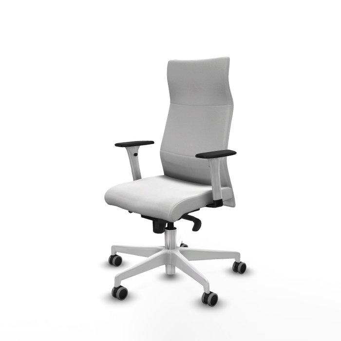 PIQUERAS Y CRESPO Sillón Albacete Blanco con Mecanismo Sincro y Brazos 1D PIQUERAS Y CRESPO Sillón Albacete Blanco con Mecanismo Sincro y Brazos 1D