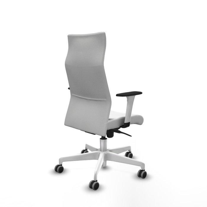 PIQUERAS Y CRESPO Sillón Albacete Blanco con Mecanismo Sincro y Brazos 1D PIQUERAS Y CRESPO Sillón Albacete Blanco con Mecanismo Sincro y Brazos 1D
