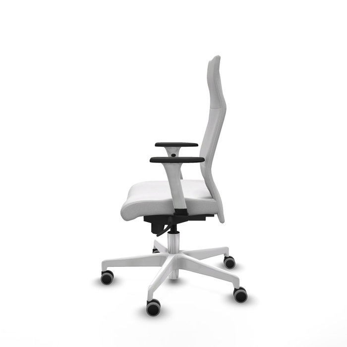 PIQUERAS Y CRESPO Sillón Albacete Blanco con Mecanismo Sincro y Brazos 1D PIQUERAS Y CRESPO Sillón Albacete Blanco con Mecanismo Sincro y Brazos 1D