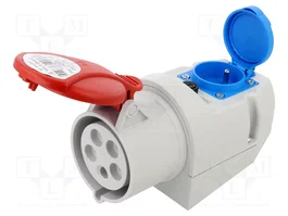 SEZ DK Conector de alimentación AC trifásico hembra 32A 5 pines