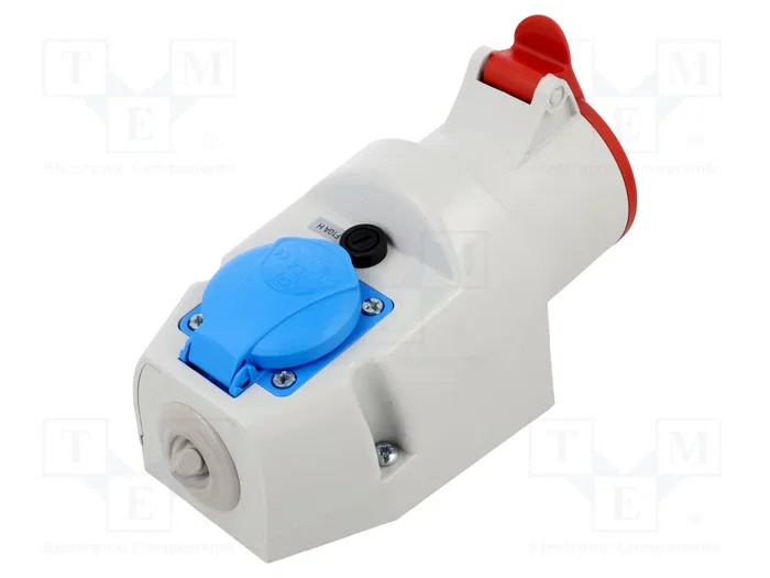 SEZ DK Conector de alimentación AC trifásico hembra 32A 5 pines