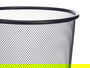 Pincello Papelera Rejilla Metal Negra 24 cm x 26.2 cm x 24 cm (Set de 12)