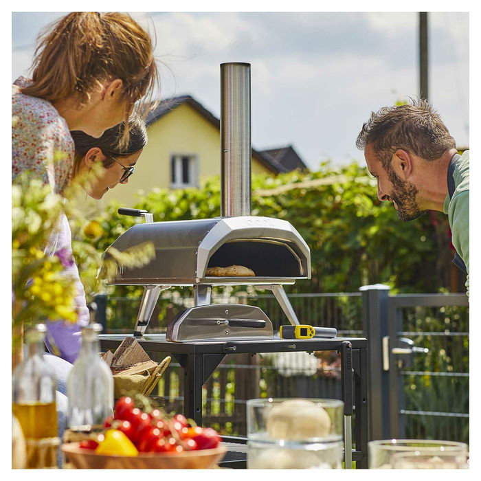 Ooni Karu 12 Horno de Pizza Exterior Portátil, 1 Pizza, Acero Inoxidable, 500°C
