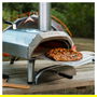 Ooni Karu 12 Horno de Pizza Exterior Portátil, 1 Pizza, Acero Inoxidable, 500°C