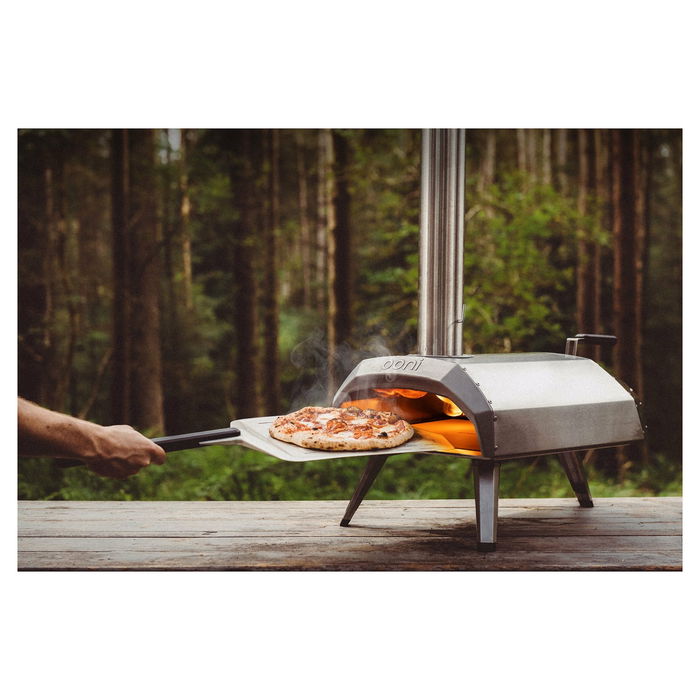 Ooni Karu 12 Horno de Pizza Exterior Portátil, 1 Pizza, Acero Inoxidable, 500°C