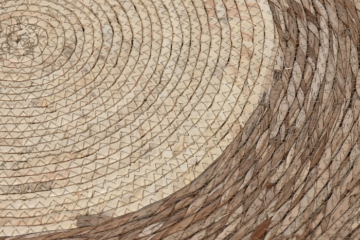 DKD Home Decor Alfombra Estilo Boho Natural Beige Poliéster 200x1x200 cm DKD Home Decor Alfombra Estilo Boho Natural Beige Poliéster 200x1x200 cm