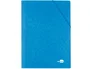 Liderpapel Carpeta Gomas Tres Solapas Cartón Símil Prespán Folio Color Azul