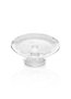 Hermia CAM0499 Plato para Servir Pasteles de Vidrio Transparente 28x28x13 cm