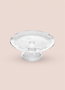 Hermia CAM0499 Plato para Servir Pasteles de Vidrio Transparente 28x28x13 cm