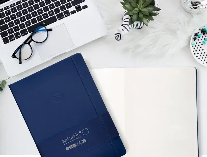 Antartik Cuaderno Antartik Notes Tapa Dura Azul Marino A4 100 Hojas Lisas