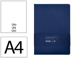 Antartik Cuaderno Antartik Notes Tapa Dura Azul Marino A4 100 Hojas Lisas