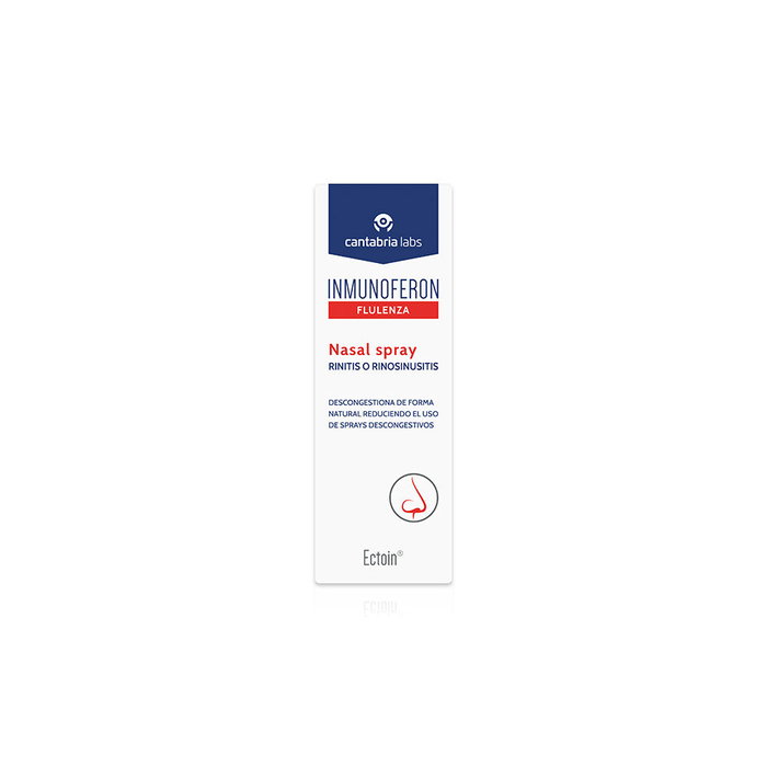 Inmunoferon Flulenza nasal spray 20 ml - Spray para Rinitis, Congestión y Rinosinusitis con Ectoin - Cantabria Labs