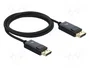 DeLOCK Cable DisplayPort 2.1 16K 2 m Negro