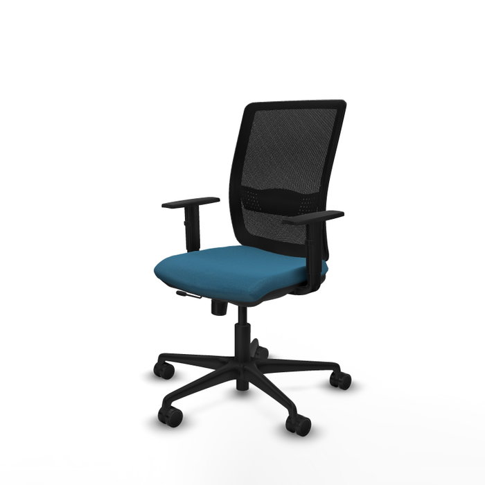 PIQUERAS Y CRESPO Silla de oficina Haches Verde petróleo con mecanismo Sincro/Traslack PIQUERAS Y CRESPO Silla de oficina Haches Verde petróleo con mecanismo Sincro/Traslack