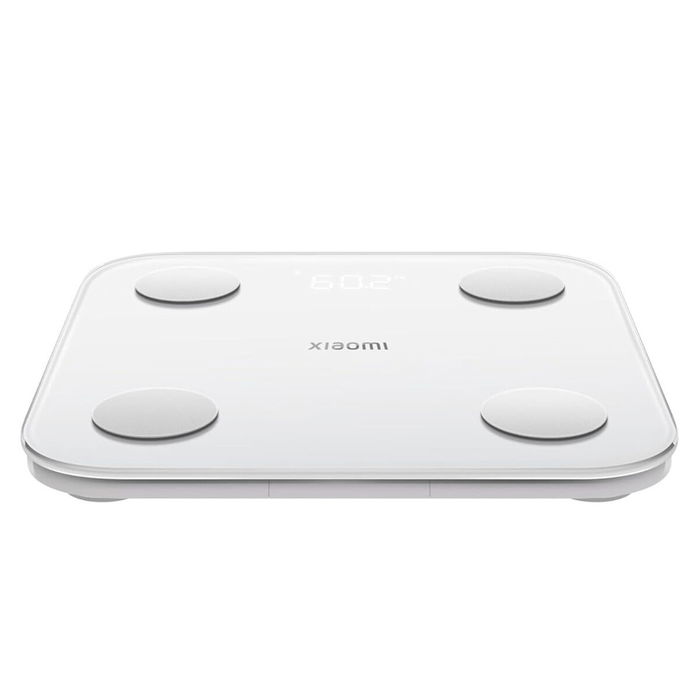 Xiaomi S400 Báscula de Análisis Corporal con Bluetooth, 25 Indicadores, hasta 150 kg, Pantalla LED - Blanco
