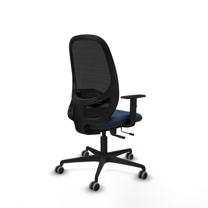 PIQUERAS Y CRESPO Silla de oficina Cilanco Azul marino y Negro