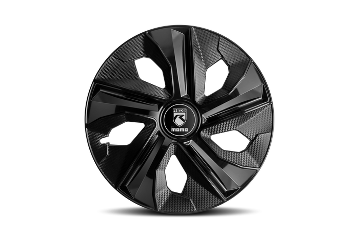 Momo Tapacubos Blade Brillo Negro Carbón 15 - 4 Piezas Momo Tapacubos Blade Brillo Negro Carbón 15 - 4 Piezas