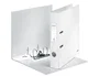 Leitz Archivador de palanca WOW Cartón forrado Tamaño DIN A4 50 mm Blanco