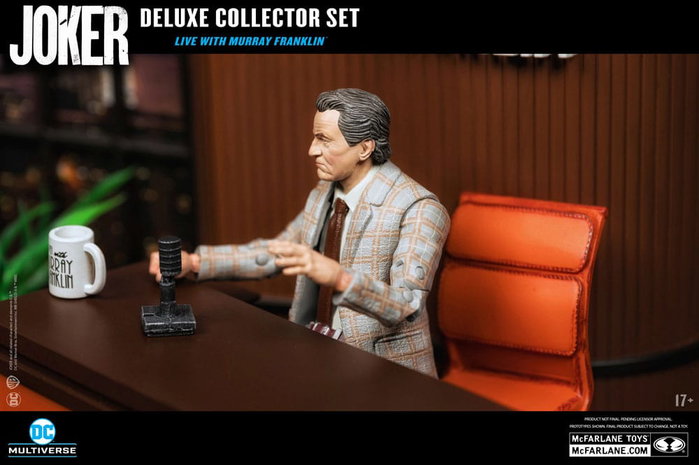 Joker DC Multiverse (Joker Movie) Figura Deluxe Colllector The Joker (Live with Murray Franklin) Limited Edition 18 cm Joker DC Multiverse (Joker Movie) Figura Deluxe Colllector The Joker (Live with Murray Franklin) Limited Edition 18 cm