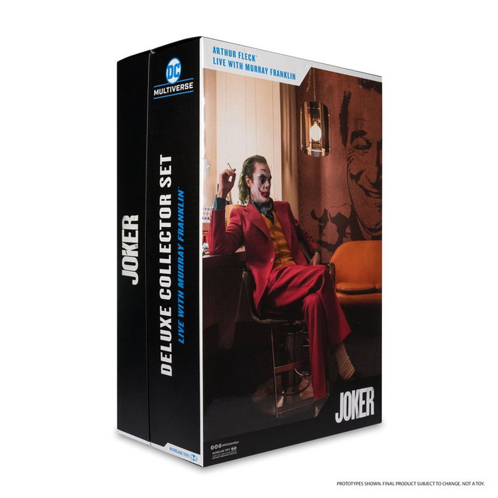 Joker DC Multiverse (Joker Movie) Figura Deluxe Colllector The Joker (Live with Murray Franklin) Limited Edition 18 cm Joker DC Multiverse (Joker Movie) Figura Deluxe Colllector The Joker (Live with Murray Franklin) Limited Edition 18 cm